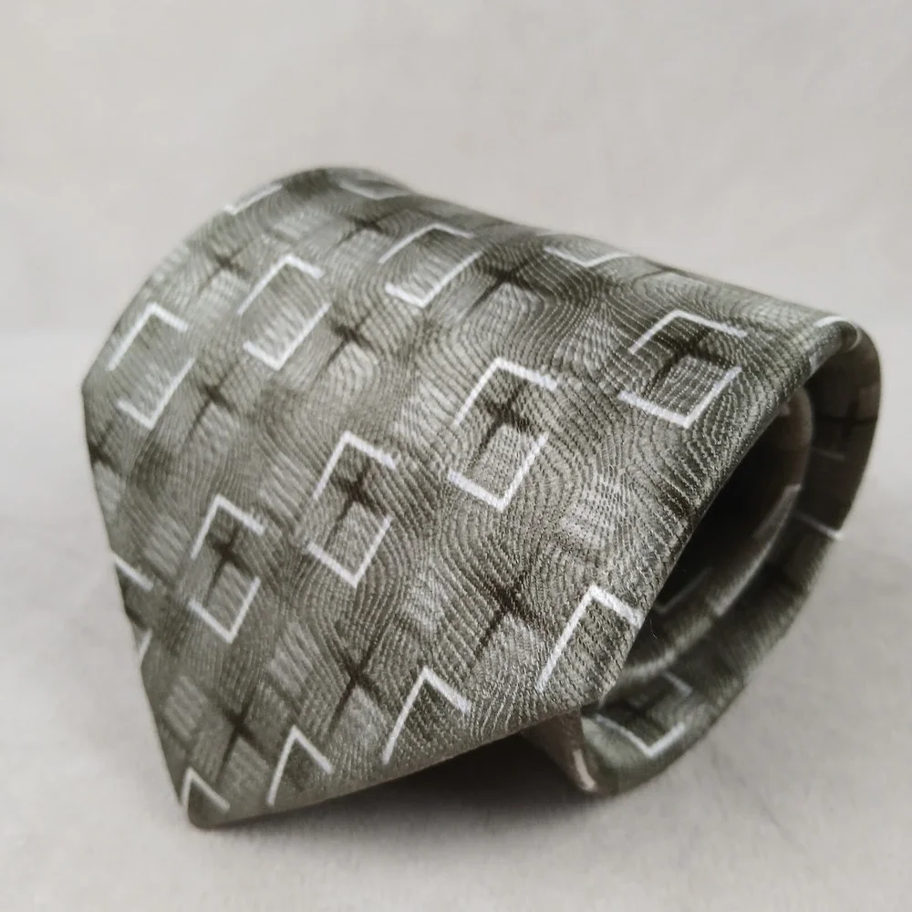 JS Blank‎ 4x60 Mens Tie Silk Geometric